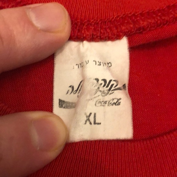 Authentic Coca Cola Hebrew Language T XL - Picture 3 of 3